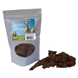 Great Dog Lamb Crackers - 2.9 oz Bag - Sourced & Made in USA, Lamb Lung, Lamb Treats for Dogs, Lamb Lung Treats for Dogs