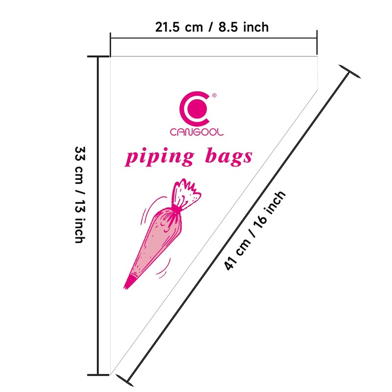 Cangool Doughnut Syringe Set, Stainless Steel, Pattern #PL #PS, Petal