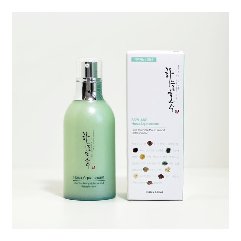 Moisturizing cream containing lake, refreshing and moisturizing - I thought