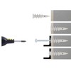 Wennyn Self Drilling Drywall Plastic Anchors with Screws, Expansion Screws