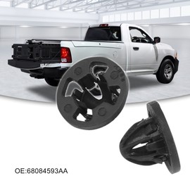 ACROPIX Tail Light Assembly Grommets Fasteners Clips Fit for Dodge for Ram Truck Pick-Ups 1500 2500 3500 - Pack of 10 Black