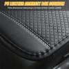 KHGUZ Car Armrest Seat Box Cover, Comfortable Leather Automotive Center