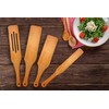 Kuchengerate Wooden Spurtles Kitchen Serving Curved Tools-Cookware - Set of