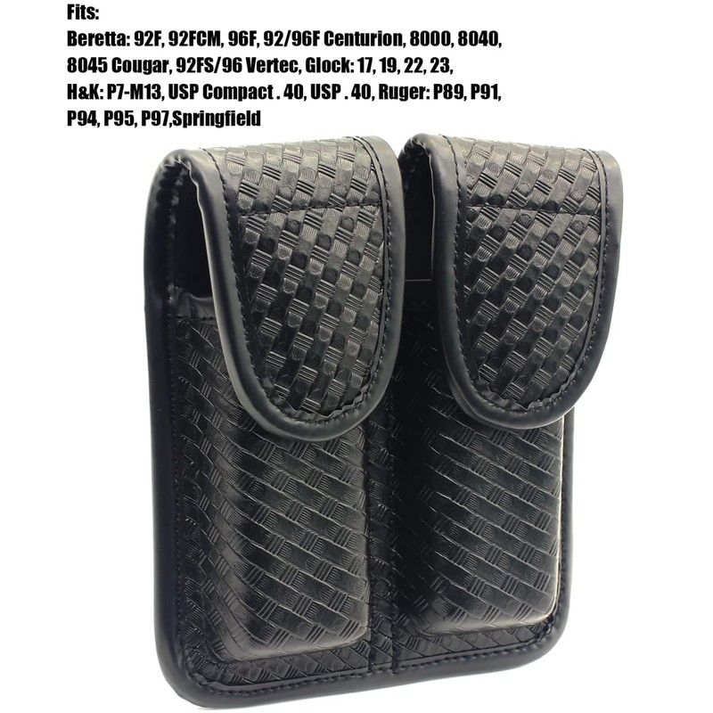 ROCOTACTICAL 8-in-1 Law Enforcement Duty Web Belt Rig, Basketweave Police
