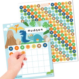 Hadley Designs Sticker Chart For Kids Behavior - 25-pack Sticker Reward Chart For Kids, Sticker Charts For Kids Incentives, Star Chart For Kids Behavior, Incentive Chart For Home and Classroom Use