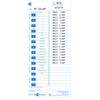 Pyramid Time Systems, 35100-10PK5, Genuine Pack of 500 Time Cards,