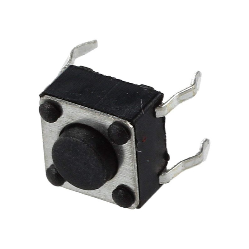 Youmile 100PACK Tact Button Switch 6x6x4.5mm 4Pin DIP Micro Panel