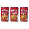 Wolf Brand Chili 4 Set - Wolf Brand Texas Style Chili with Beans (3 Pack) 15 oz Cans 4 Set - 15.0 Ounce (Pack of 3)