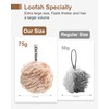MTDLYICE Loofah Sponge, XL Large Loofah 75g 4 Pack, Bath