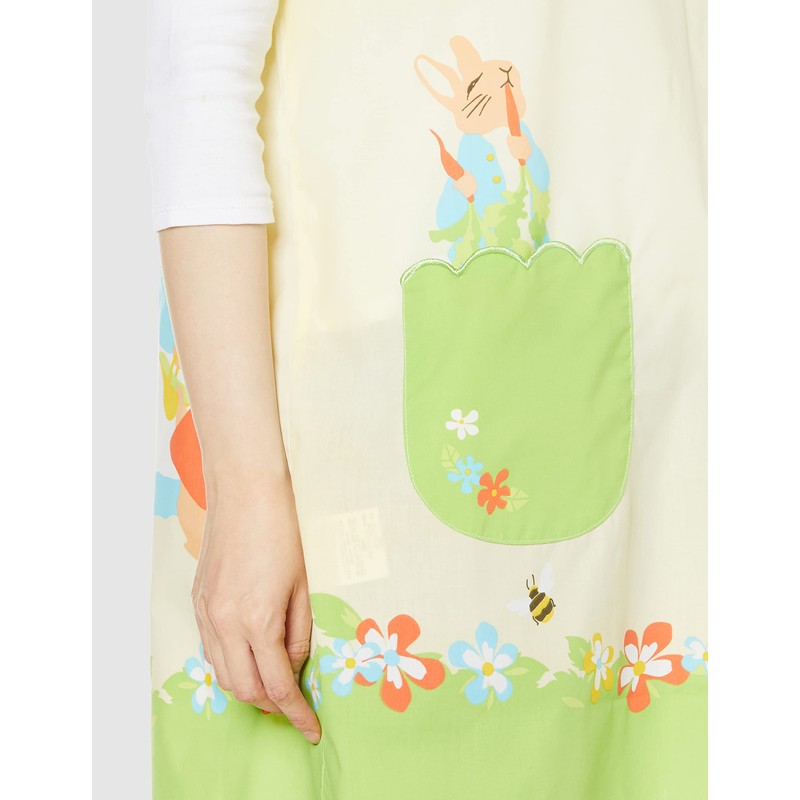 Marushin 5705000300 Apron, Peter Rabbit Adult Garden Check, 33.1 x