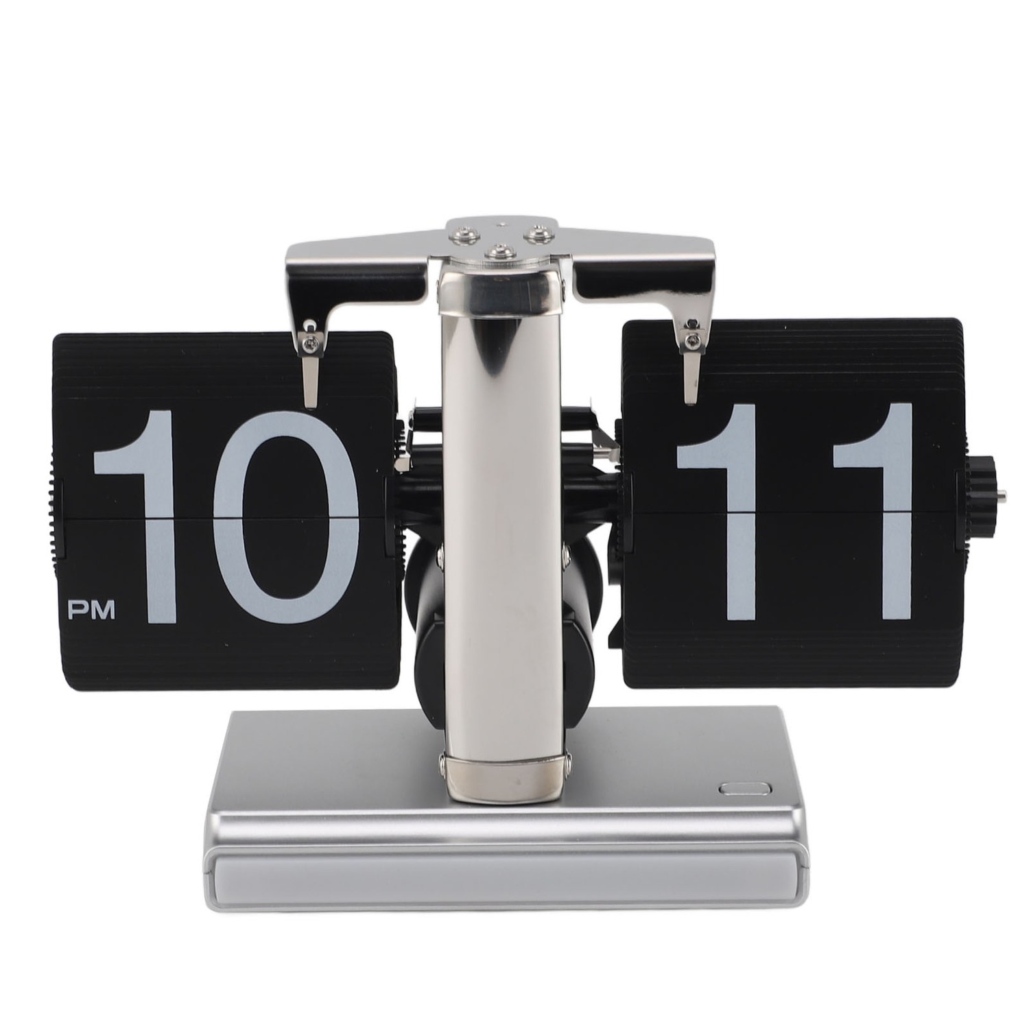Retro Digital Flip Down Clock Battery Powered Flip Desk Clock with LED ...