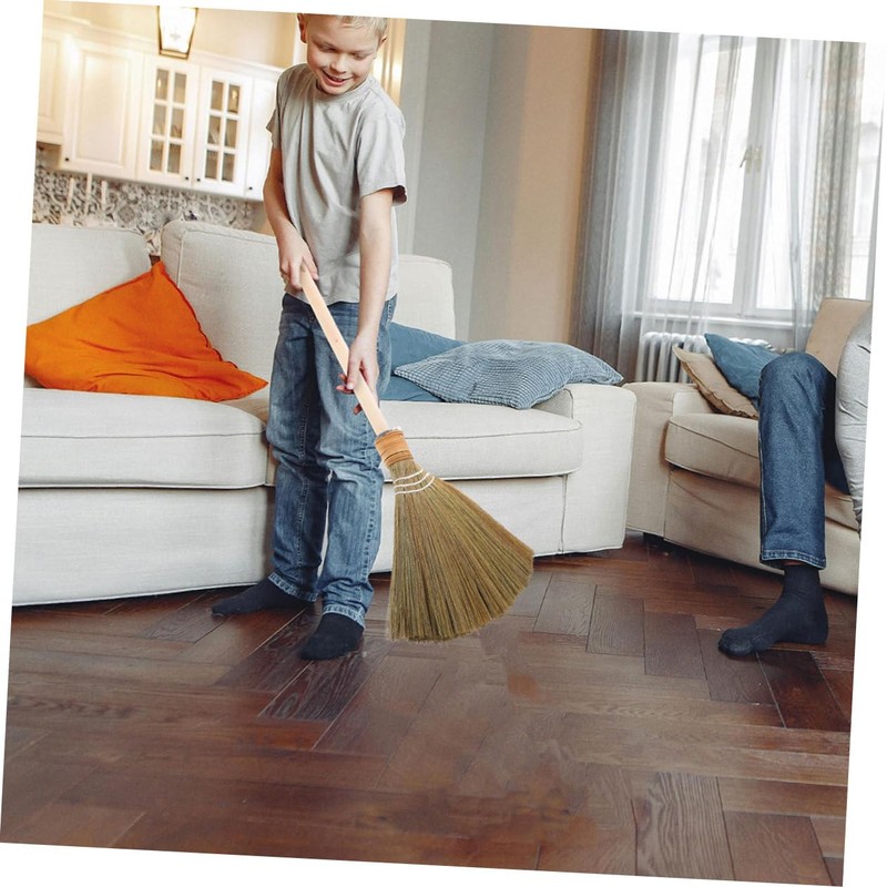 COLLBATH Multi-Purpose Sweep Broom Long Handle for Floor Cleaning Vietnamese