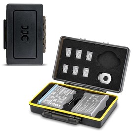 360 X5 Battery Case,Camera Battery TF Card Holder for 2 Insta 360 X5/X4/X3 Batteriers & 6 MicroSD Cards,Water-Resistant Action Camera Batteries Protective Organizer Box with Air Tag Slots(Only Case)