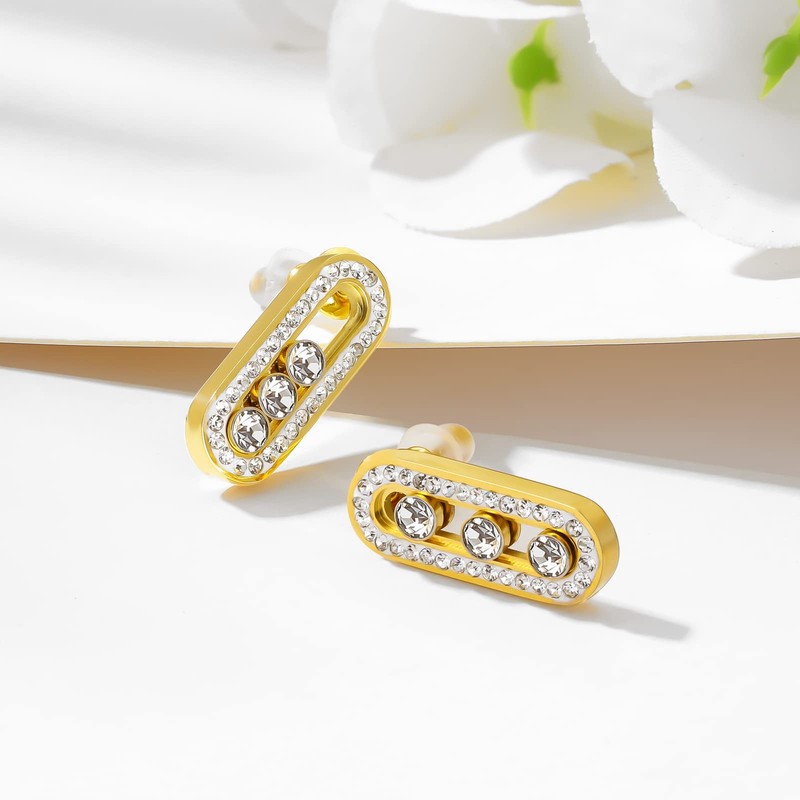 Earrings for Women Handmade Stud Earrings for Women Trendy Stainless