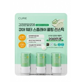 Kim Jeong-moon Aloe Cure Cooling Sun Stick 23g x 3 -Traders / 큐어 쿨링 선스틱 23g x 3 -트레이더스