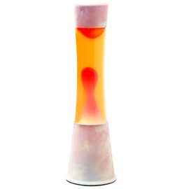AHCCSD 16 Inch Yellow Pink Cloud Magma Lamp,Pink Cloud Base Yellow Liquid with Red Wax Motion Liquid Lamp Relaxing Gorgeous Lamp for Adults Night Light for Kids Women Girls Christmas Great Gift