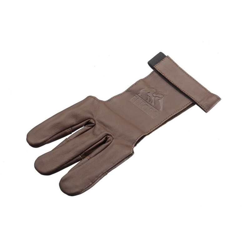 elToro Traditional Shooting Glove Tradition (Brown) Archery (S), Made of