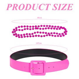 COACOM 1 -Stück -Gürtel, 1 -Stück -Perlenkette, Kreativer Und Personalisierter Schmuck, Modisch Und Vielseitig, Frauenweitgürtel, Kleidung Feste Dekoration.