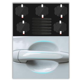 Car Door Handle Protector for Honda ZR-V RZ Series RZ3 RZ4 RZ5 RZ6 /WR-V DG5 / CRV RW Series RM Series RT6 RT5 Fit GR Series 5/6/7/8 Models Will Not Damage Paint 11 Pieces, Clear