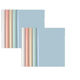 WEZCHUGHAOL A4 Size File Document Report Cover Folder, Clear Pockets, Durable Sleeve