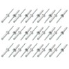 sourcing map Aluminum/Steel Open End Blind Rivets 5 mm x