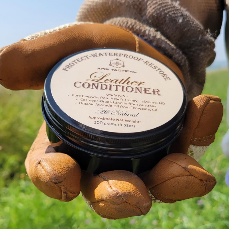 Apis Tactical Leather Conditioner for Shoes, Boots, Bags & Gloves