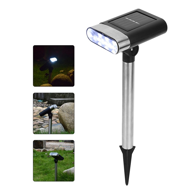 Outdoor Waterproof 3 LED Solar Power Spot Light Garden Yard