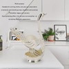 Swan Base Holder Forks Set Aluminum Silver Fashion Rustproof Decorative