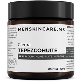 100g Crema Tepezcohuite Fórmula Natural Regeneración Cutánea Cicatrices Nutre Hidrata Restaura Piel Marcas Arrugas Manchas Parabenos Cuidado Facial