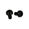 Black Screw Set, M3 6mm Round Nylon Screws for Wood,