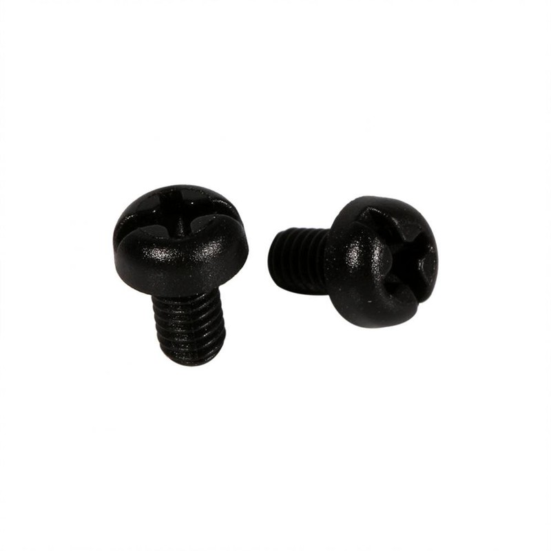 Black Screw Set, M3 6mm Round Nylon Screws for Wood,