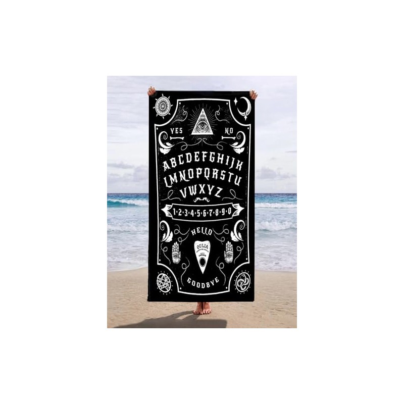 Wild Star Hearts - Ouija Board - Beach Towel