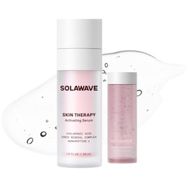 SolaWave Skin Therapy Activating Serum with 1 Refill | Enhance Red Light Therapy Wand Results | Hydrating Skincare for Microcurrent Galvanic Current