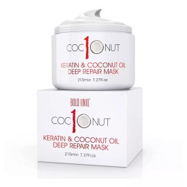 Bold Uniq Mascarilla Capilar Con Aceite De Coco+ Pray Protección Color