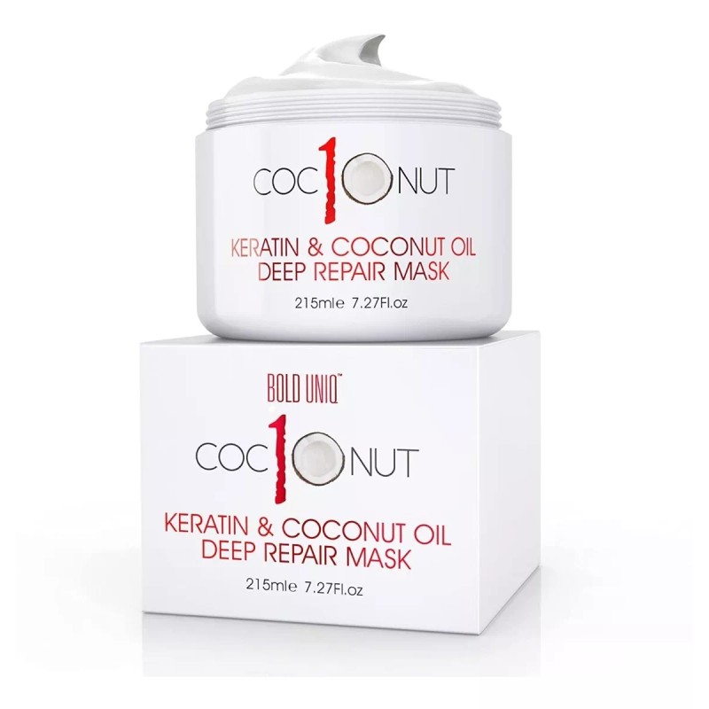 Bold Uniq Mascarilla Capilar Con Aceite De Coco+ Pray Protección
