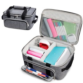 VIGEGARI Cricut Carry Case Compatible with Cricut Easy Press Mini, gray, Heavy duty