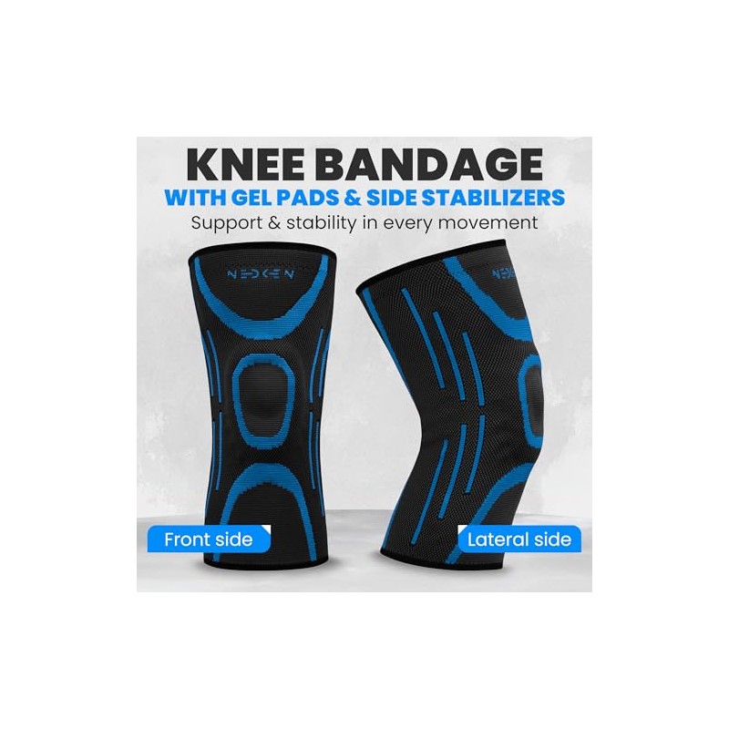 Knee Support – Compression Brace for Men & Women, Elastic