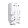 360 Electrical Revolve Wall Tap Power Surge Protector with 2