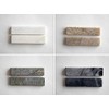 tableware east cutlery rest 4.3 inches (11 cm) marble white
