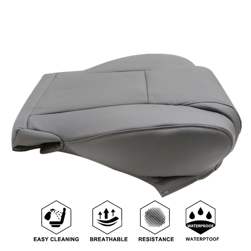 NLQR Front Driver or Passenger Bottom Replacement Perforated Seat Cover
