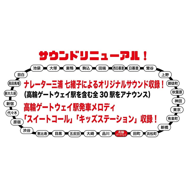 Toykyo Sound Train E235 Series Yamanote Line (Renewed) Unisex