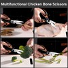 Astercook 2 PCS Kitchen Shears for Food, Heavy Duty Kitchen