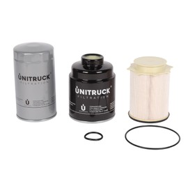 UNITRUCK Fuel Filter Water Separator and Oil Filter Set for 2013-2018 Dodge Ram ProMaster 2500 3500 4500 5500 6.7L Cummins Diesel Replaces 68197867AA 68157291AA 5083285AA