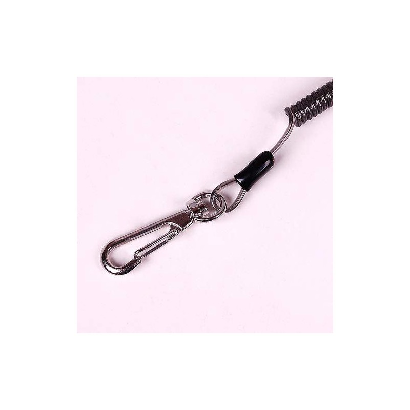 Good-L Coil Key Chain 320 (Reinforced Wire), Black
