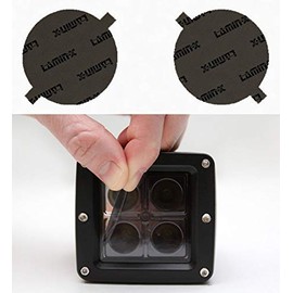 Lamin-x Custom Fit Gunsmoke Fog Light Covers for Jeep Compass (07-10)