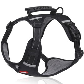 DoggieKit No Pull Dog Harness Reflective No Choke Pet Padded Vest Harness for Small Medium Large Dogs,Breathable Heavy Duty Dog Walking Harness with Easy Control Handle for Outdoor Training Running