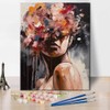 TUMOVO Modern Paint by Numbers, Abstract Woman Paint by Numbers,