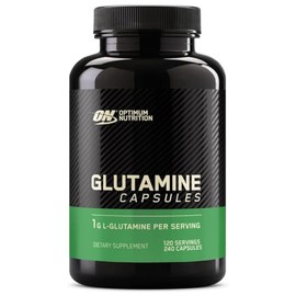 Optimum Nutrition Optimum Nutrition L-Glutamine Muscle Recovery Capsules, 1000mg, 240 Count (Package May Vary)