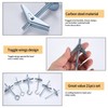 21 Sets Ceiling Hooks for Hanging Plants, Plasterboard Hooks for