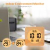Plumeet Plumeet Wooden Digital Alarm Clock for Bedrooms, Wood 4'